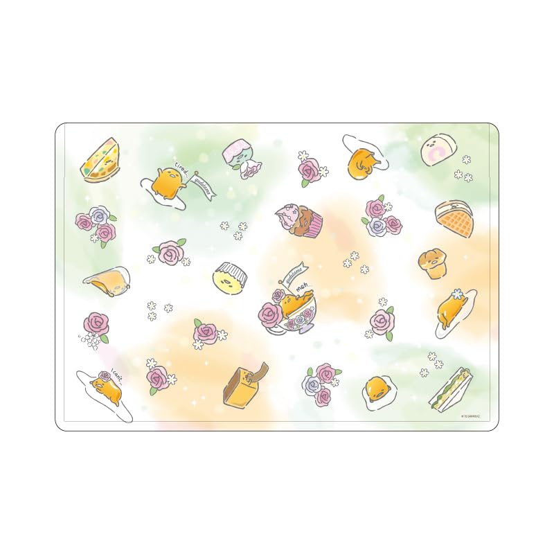 

Gudetama 05 Дизайн группы [Официальная иллюстрация] Прозрачный чехол с персонажем