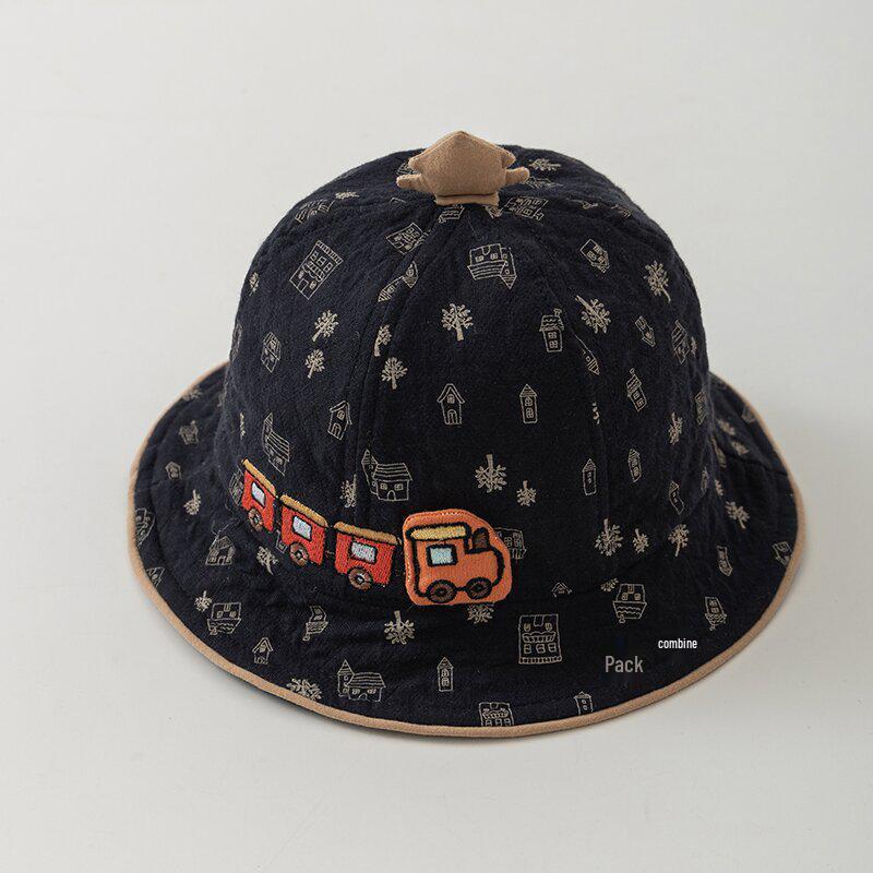 Korean Style Children's Sun Protection Lace Bucket Hat for Girls