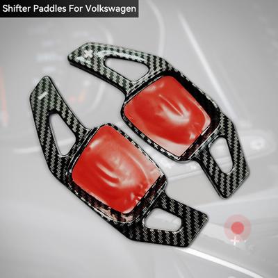 2 st Bilrattspaddlar ABS Växelspak Växelspaddlar Förlängningstillbehör För Volkswagen VW Golf 8 Tiguan PASSAT Touareg Tharu