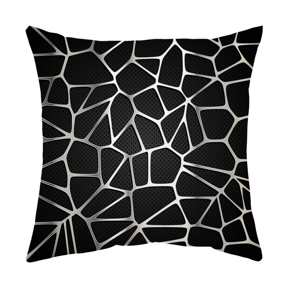 

Sofa Pillow Case Peach Skin Velvet Simple Nordic Bedroom Pillow Pillow Case Bay Window Cushion New Style 45 * 45cm pillowcase + pillow core