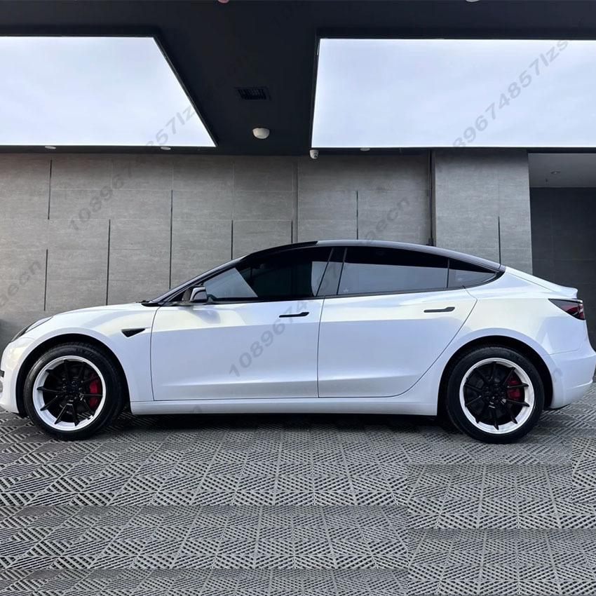 4PCS Hub Cap Car For Tesla Model 3 2017-2023 18 Inch Wheel Cap Replacement Automobile Wheel Hubcap Full Rim Cover Accessories