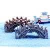 Two-Tone Micro-Landscape Arch Bridge Ornament for Creative Succulent Decor