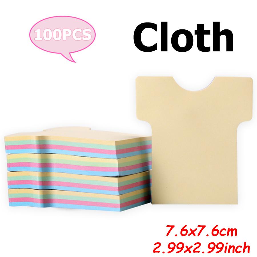 100pcs 7.6cm Sticky Notes Paper Daily To Do Memo Pad Check List Bookmark Marker Flags Planner Office Supplies School Stationery