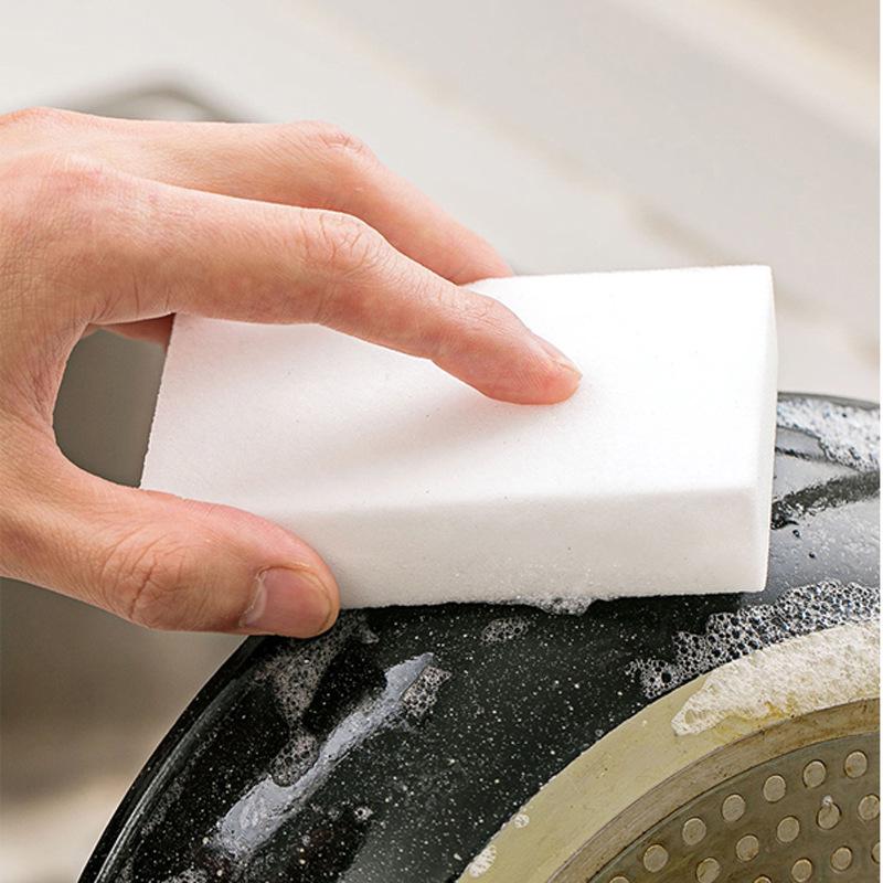 Nano Magic Sponge Melamine Dishwashing Cloth – Durable Kitchen Oil and Range Hood Cleaner.