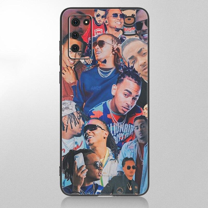 Custodia Rapper Anuel aa Ozuna per Samsung Galaxy A12 A02S A22 A32 A52 A72 A71 A51 A41 A31 A21 A11 A50 A70 A10S A20S Cover Nera
