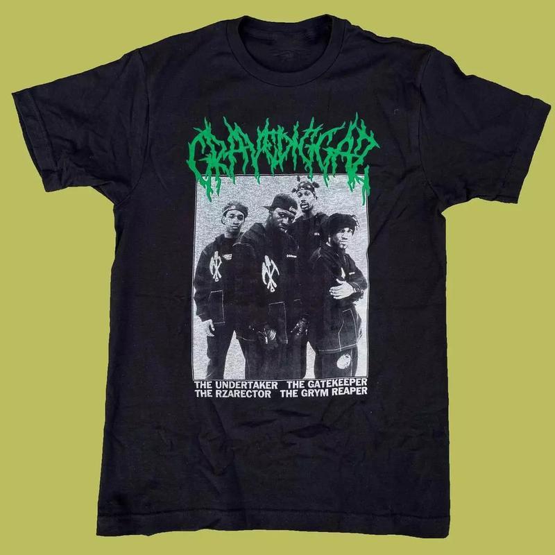 Gravediggaz Gift For Friends Black T-Shirt Cotton All Size Unisex T-Shirt S