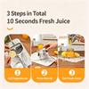 Manual Hand Fruit Juicer Press Aluminum Alloy Hand Squeezer Handheld Citrus Juice Extractor for Orange Lemon Pomegranate for Squeezer Home Kitchen Use