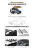Waterproof Retractable Car Roof Awning: Aluminum Alloy with Sun Protection for Outdoor Camping