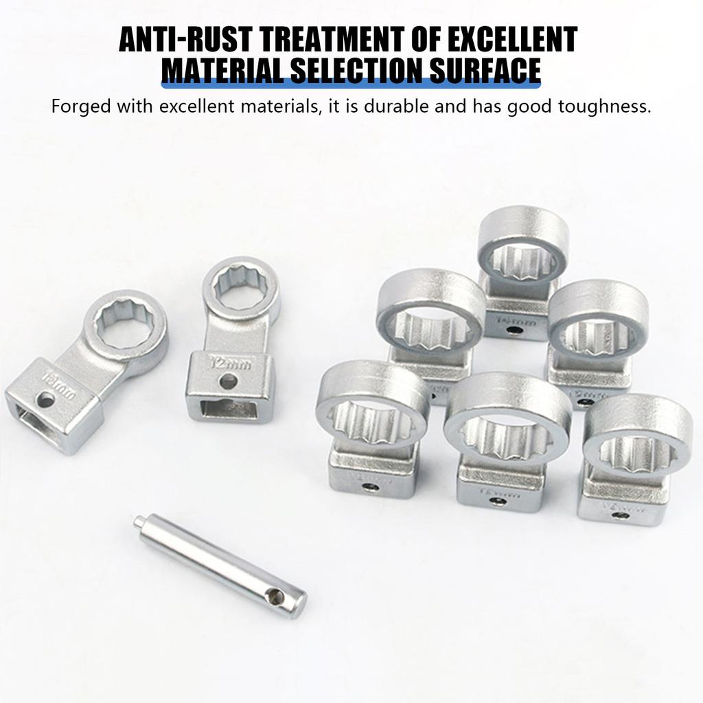 Belt Remove and Install Adjust Tightener Wrench tools with E10/12/14/16/18 Drive Adapters for Engine Belt Adjustment