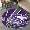 Kings Basketball Team Logo Round Rug for Livingroom,Bedroom, Palyroom, Chair Rug, Area rug, Circle Carpet, Large Size Fan Christmas gift