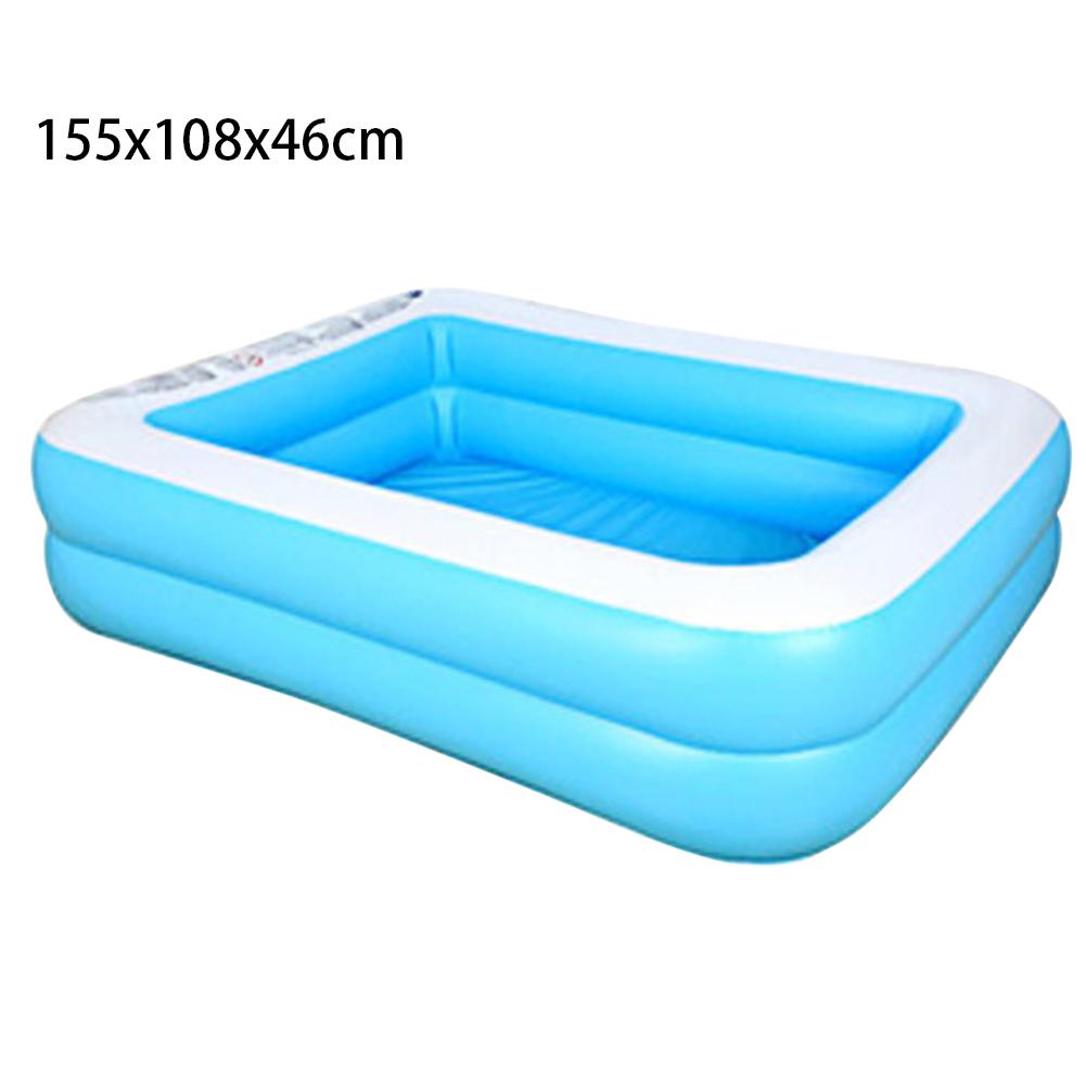 Pelota marina portátil resistente al desgaste para el hogar, piscina inflable para niños y adultos, baño de PVC para bebés, casa Rectangular
