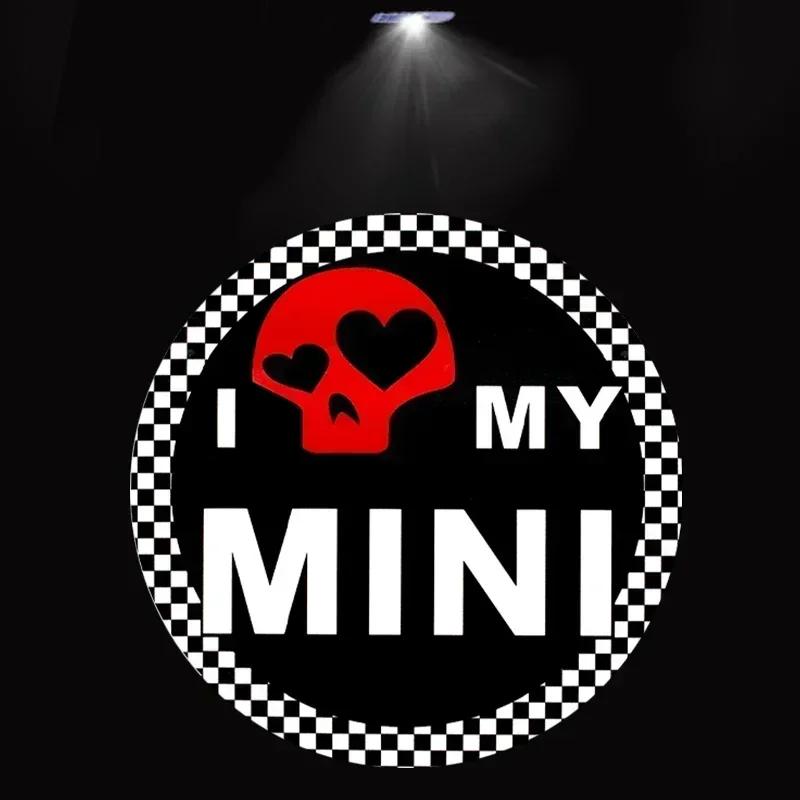2 Stück Für BMW MINI Cooper One S JCW R56 R55 R53 F55 F56 R57 R60 Auto Tür Willkommensleuchten HD LED Laser Projektorleuchten Zubehör