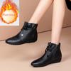 Fashion Women's Autumn Winter New Bow Solid Color Short Boots European American 2024 Fashion Size 34-44 3cm Thick Sole Ankle Boots