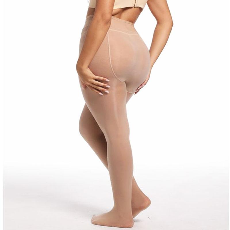 Plus Size Pantyhose Women's Glossy Stockings