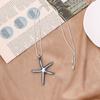 Fashion Sweater Chain Necklace Wind Starfish Ladies Alloy Snake Bone Chain Long Necklace