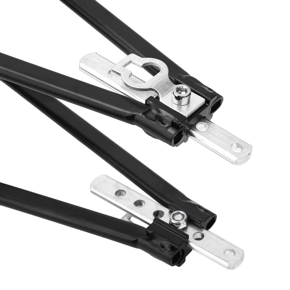 Aluminum Alloy Adjustable Bike Rear Rack Bicycle Touring Carrier for Disc V Brake Mount