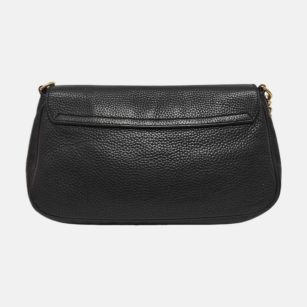 [Gebraucht] Geprägtes Logo Kette Quaste Leder Crossbody Umhängetasche - Gut #FU4MSI