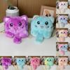 Faux Fur Plush Crossbody Bag Chain Strap Stuffed Doll Bag Cute Cat Shoulder Bag  Shopping