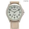 CREPHA Schlüsselanhänger Uhr, Karabineruhr, Analog, Wasserdicht, Leicht ablesbar, für Taschen, Rucksäcke, Beige, AZ-CB-A4153-WTBE