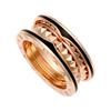 B.Zero1 Double Ring Unisex Rings Rose-Gold AN859090