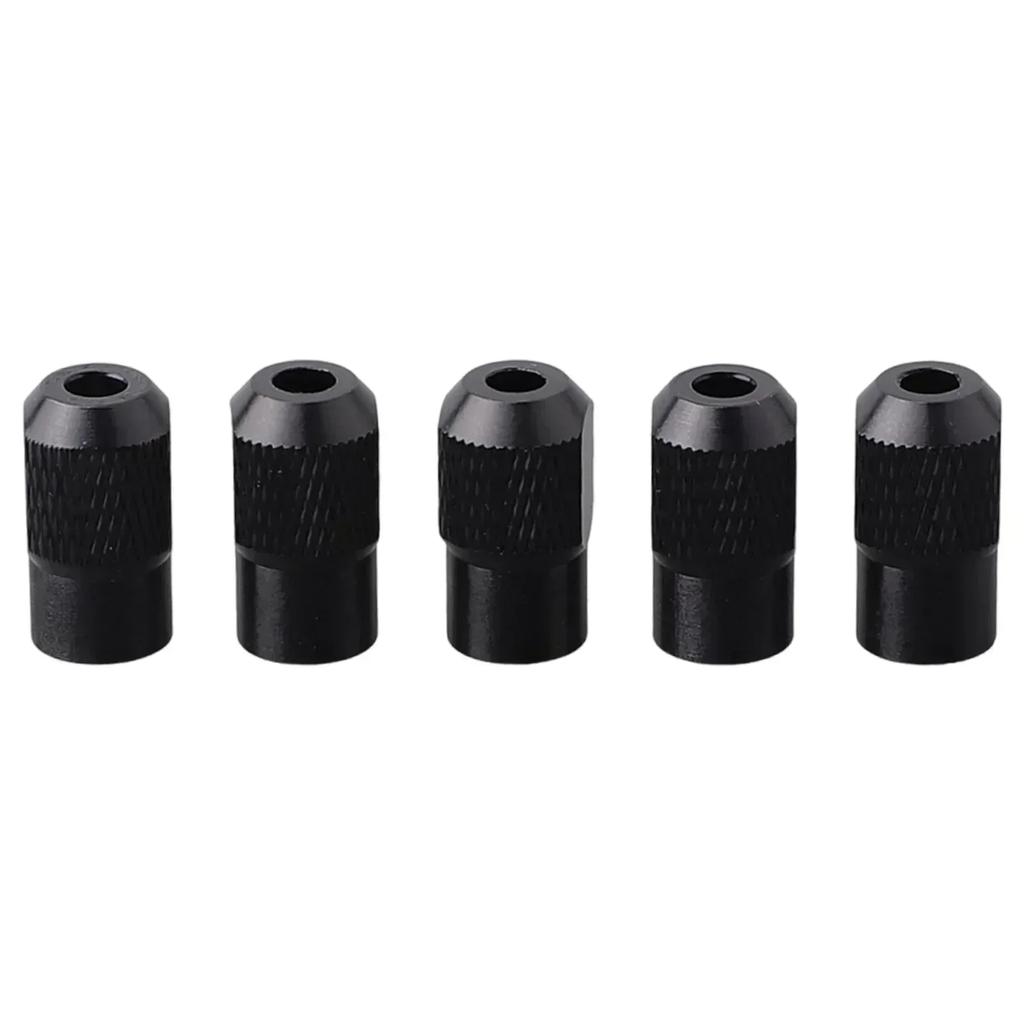 5pcs Drill Chuck For Dremel Accessories Rotary Tools Chuck Nut Power Tool Accessories Zinc Alloy Nuts Abrasive Parts M8x0.75mm