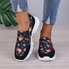 Christmas Sneakers Woman  New Santa Claus Print Shoes Fashion Lovely Casual Flat Shoes New Year Vulcanized Shoes 2024