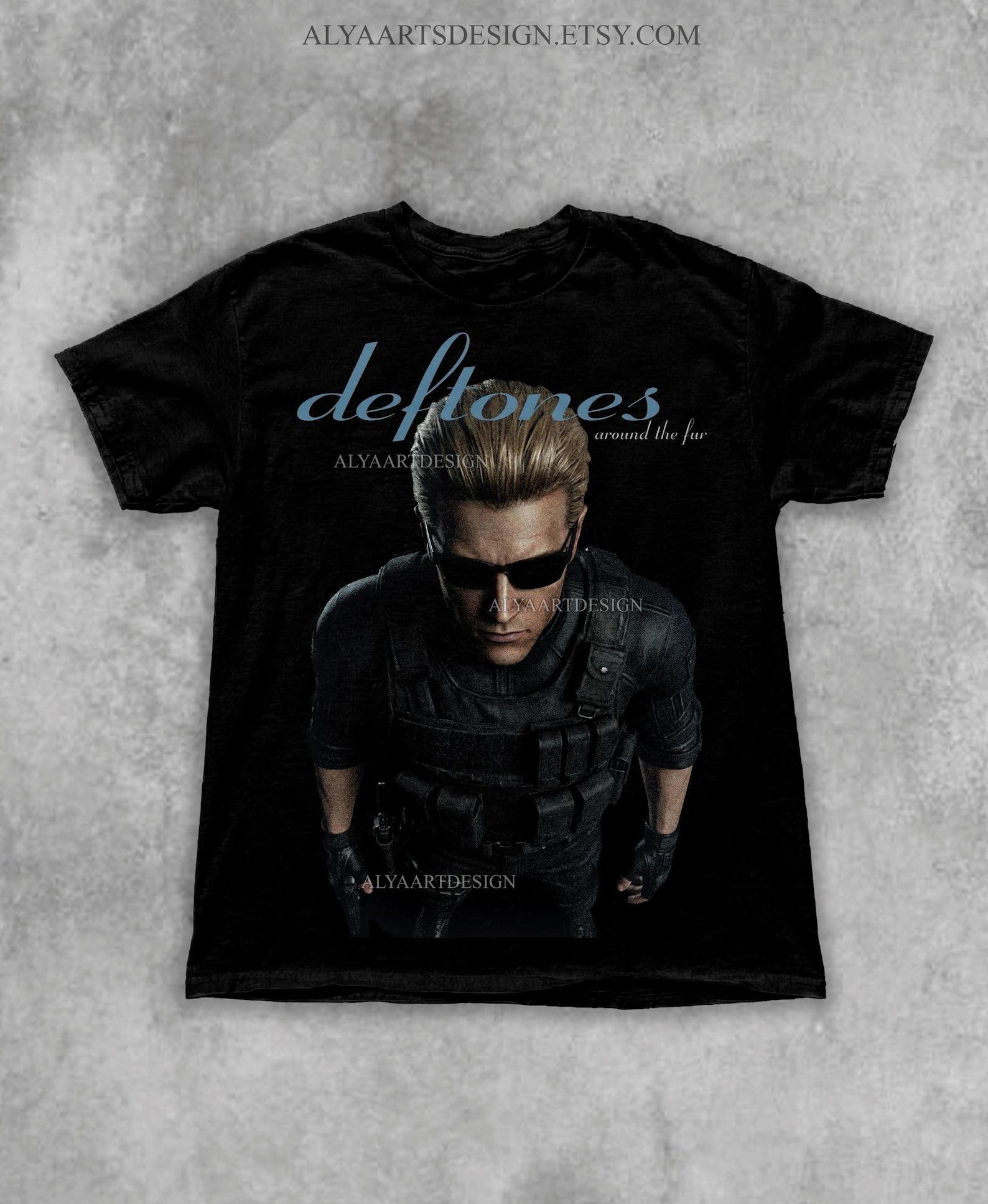 Albert Wesker T-shirt: Deftones Style Tee, Resident Evil Tee 4XL