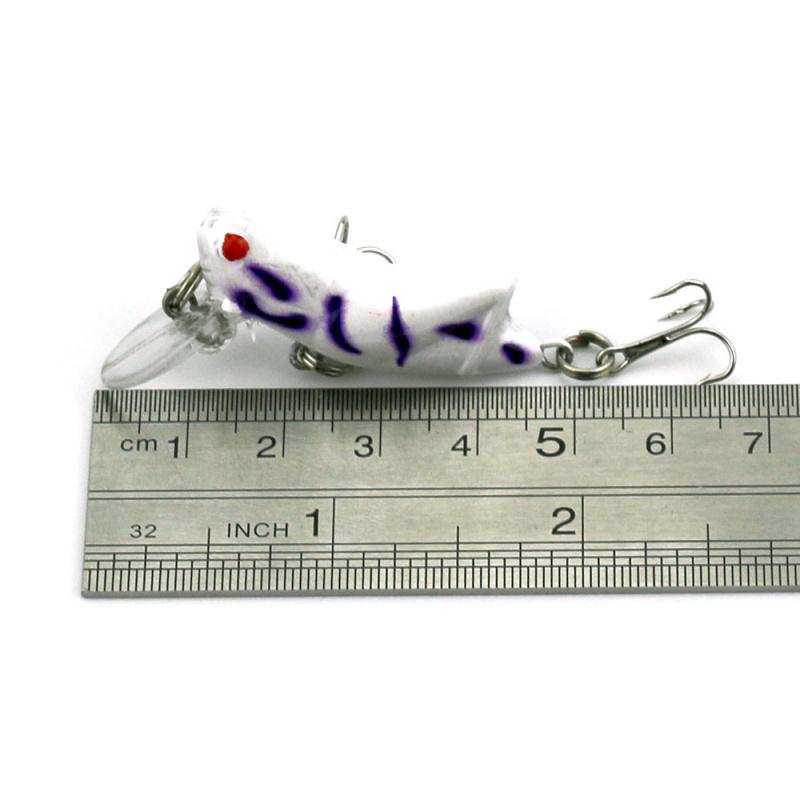 8No. Hook Simulation Locust Lure Bait4.5cm4gMini Fake Bait Bass and Red Snapper Special Bionic Insect Lure