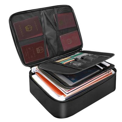 Fireproof Document Bag with Zipper Closure Fire & Water Resistant Money Bag Storage Pouch Organizer