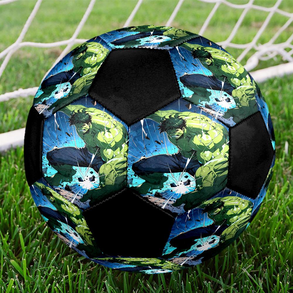 Hulk Theme Size 5 Soccer Ball, Suitable for Both Indoor and Outdoor Matches, a Gift Suitable for Everyone.