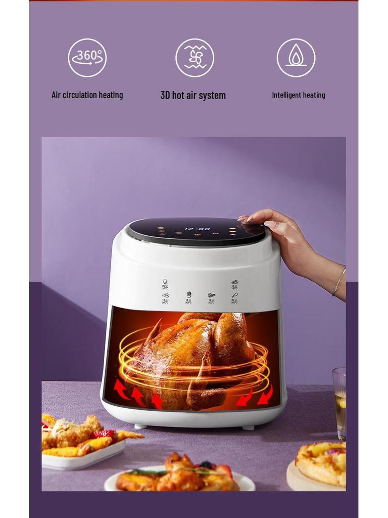  Friteuse à air multifonctionnelle exclusive de grande capacité pour usage domestique