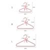 5pcs Pet Clothes Hanger Artifical Pearl Bow Rack Dog Hanger Plastic Pearl Bead Clothes Hangers Cat Clothing Kid Hangers Orga