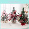 Mini Pink Velvet Christmas Tree For Cross-border Christmas Decoration