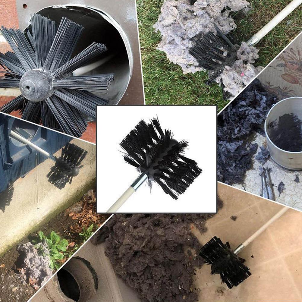 Chimney Cleaning Brush Chimney Sweeping Tool and Rods Kit Duct Clean Kit Cleaning Tool