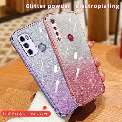 G60 G60s Luxus Glitter Überzug Fall Auf Für Motorola Moto G32 G62 G71 G22 G23 G73 G31 G60 G50 G20 G30 G10G53 G42 Klar Abdeckung