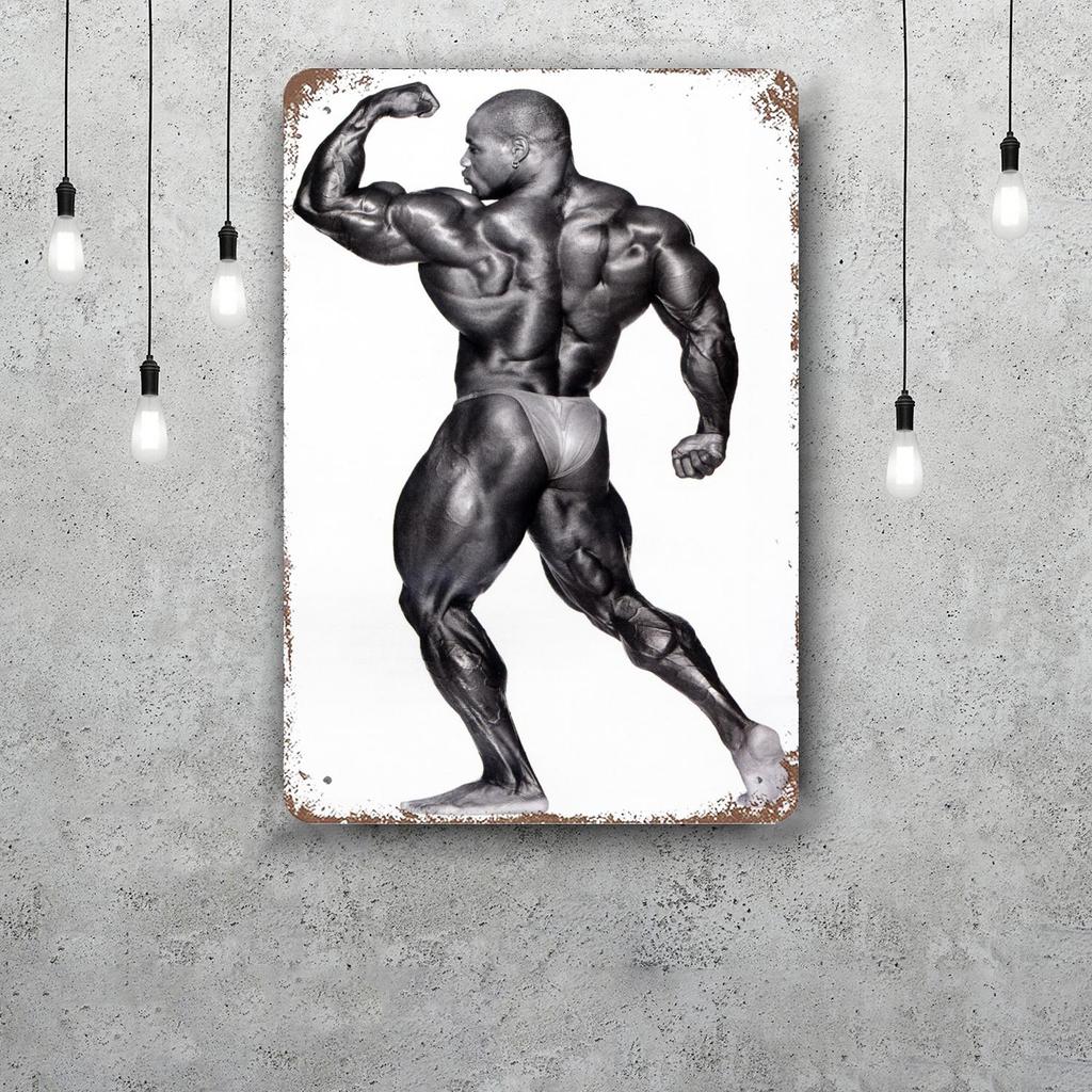 Bodybuilding Funny Bar Metal Sign Retro Plaque Vintage Sign Alcohol Drinker Pub Club Man Cave Kitchen Wall Decoration
