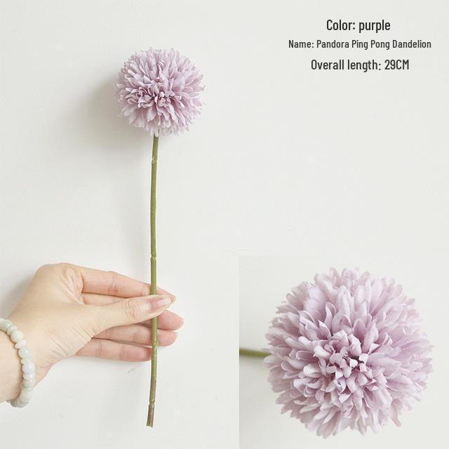 Artificial Wedding Decorations: Dandelion, Hyacinth, Hydrangea, Ping Pong & Chrysanthemum Flowers