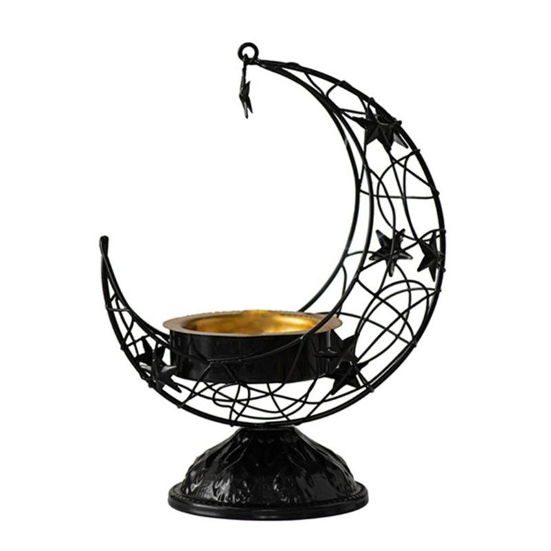 Metal Censer Craft Delicate Five Pointed Star High Footed Censer for Home Office