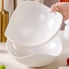 Yousheng Plastic Salad Bowl Fruit Basket Large Capacity Serving Tray for Snacks Candy Nut Multipurpose Storage Basket for Living Room Kitchen Party