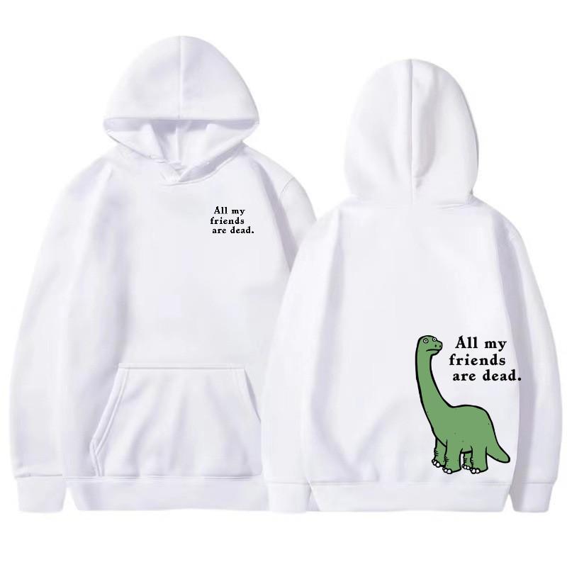 Fun Dinosaur Print Hoodie Men's and Women's Sports Hoodie Men's Hip  Hop Style Sports Shirt Fashion Street Wear