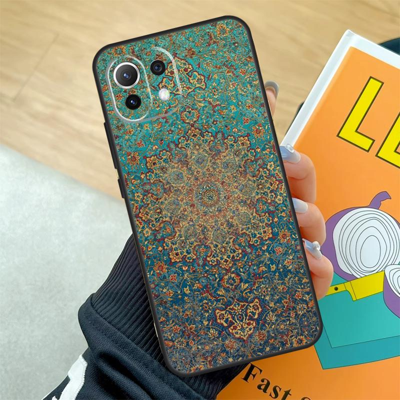 Persian rug art Case For Xiaomi 15 14 13 Ultra 11T 12T 13T 14T Pro POCO X7 X3 X5 X6 Pro F5 F6 F7 Pro Coque
