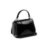 COACH Lysa Cow Leather Saddle Bag, Shoulder Bag, Crossbody Bag, Handbag Small Women's Black CN579-SVDTV