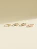 Minimalpiercing 14K 18K Moissanite Diamond Mini Two-Way Ring Earrings