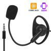 3.5mm Ear Hook Two Way Radio Earphone Bluetooth Wired Intercom Headset for V6 V4 Motorcycle