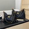 Rhombus Chain Bag Women's New Dumpling Bag Versatile Casual Retro Messenger Bag