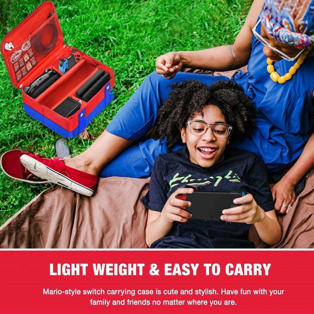 Large Capacity Storage Bag Portable Handbag New Carrying Protective Case for Nintendo Switch OLED