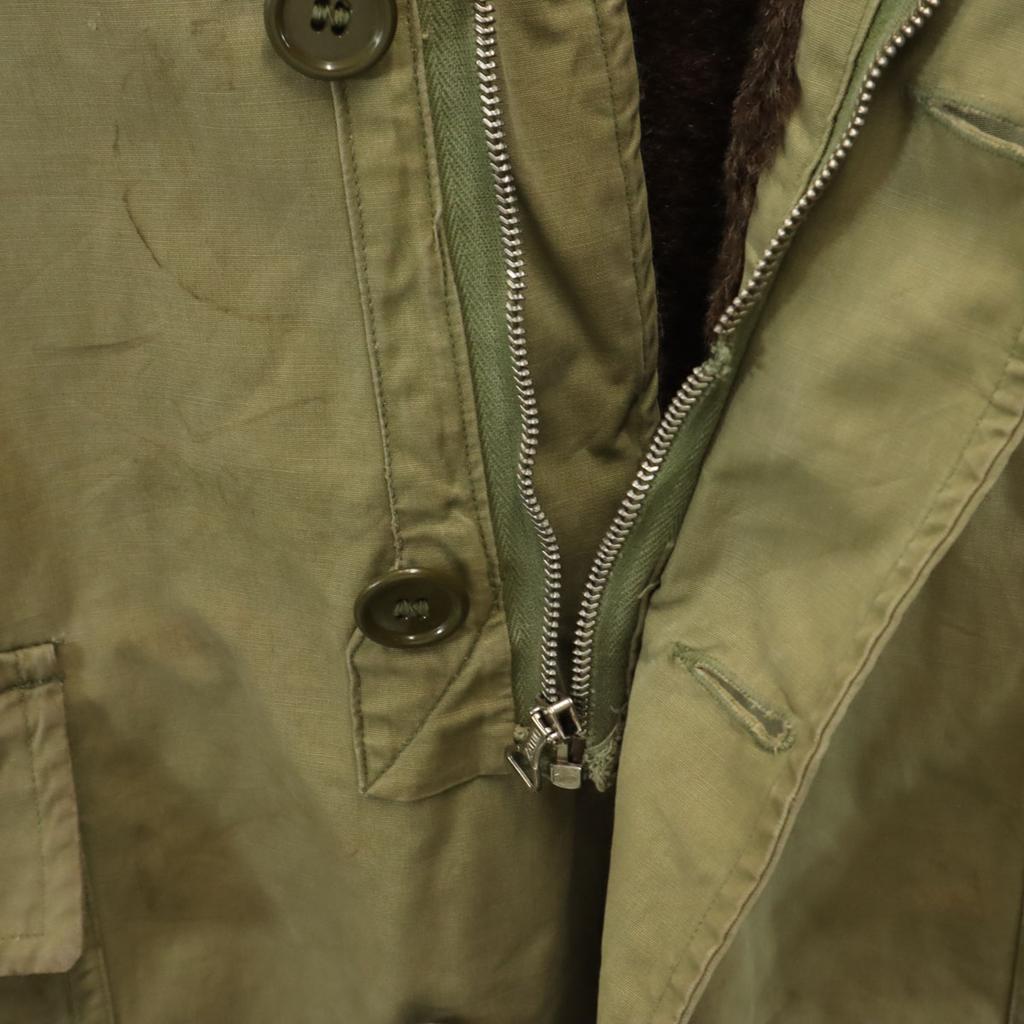 40s Spring Crane Vintage M41 (civilian Model) Military Coat Khaki Men's Used