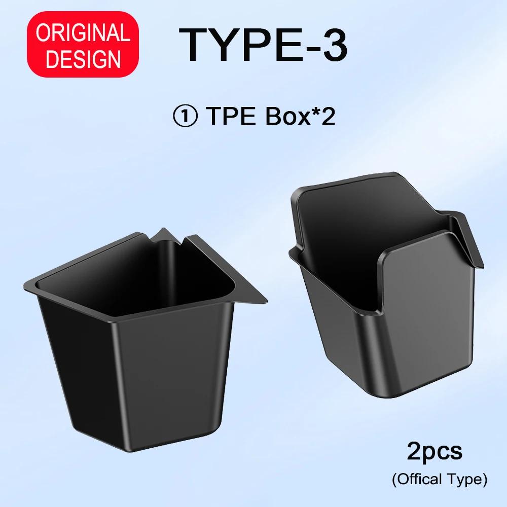 Trunk Side Storage Bins For Tesla Model Y Juniper 2025 Cargo Compartment Organizer Bucket TPE Box & Carpet Lids