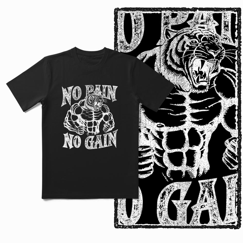 Coolmind YG Body Building Gym Cotton Exclusive Graphic Men T Shirt for Men Cotton Big Size Cool BLACK Men's Novelty Tee Shirt