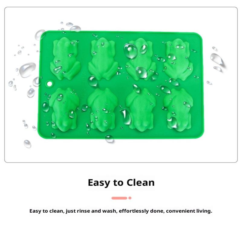 1Pc 3D Frog Silicone Mold Fondant Candy Chocolate Mould Passover Frog Jello Plaster Epoxy Resin Crayons DIY Cake Decorating Tool
